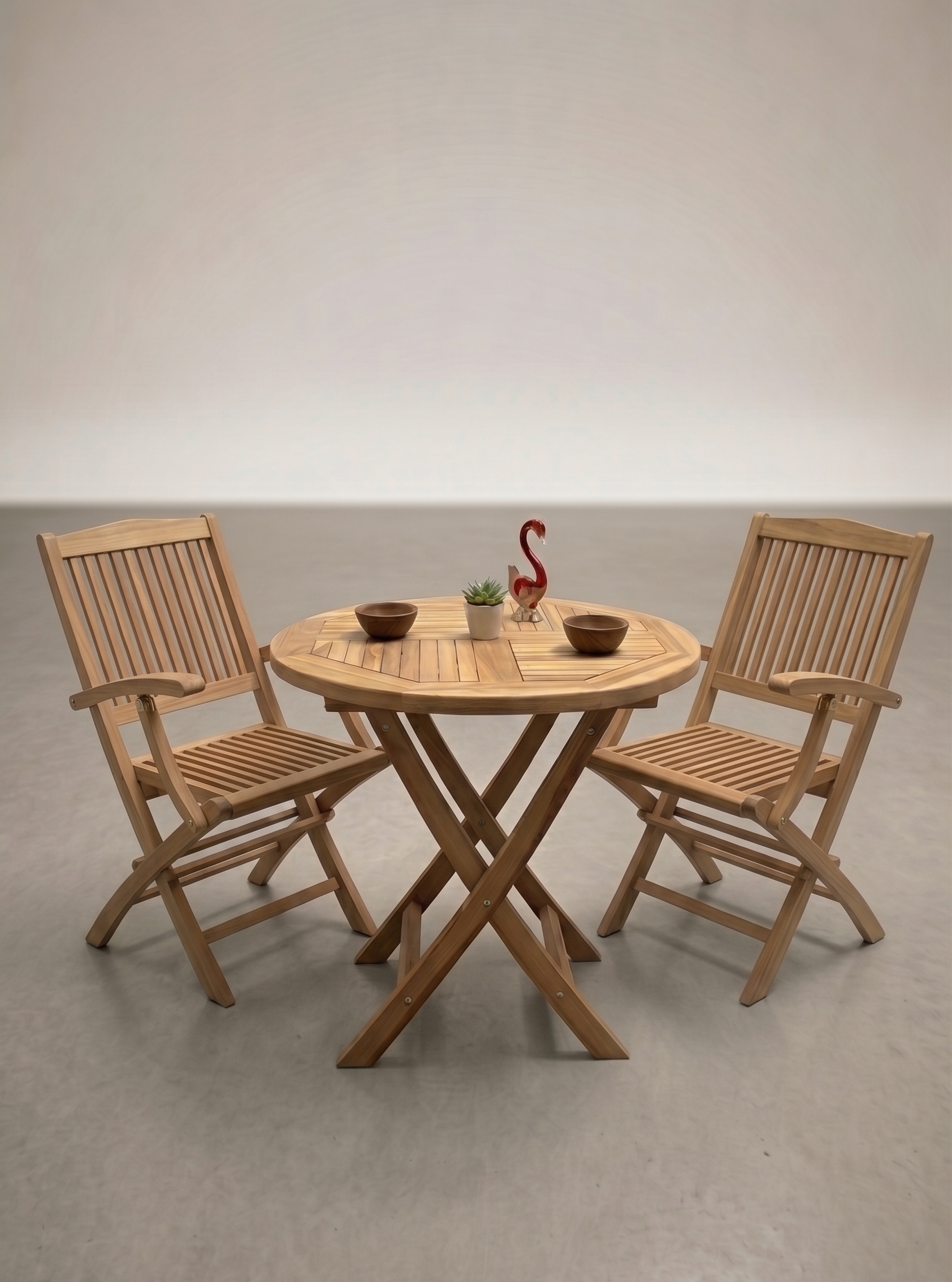 Teak Bistroset 18